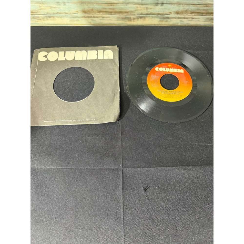 Columbia Vinyl 45 Barbra Streisand The Main Event/Fight 7" Black Excellent 1979